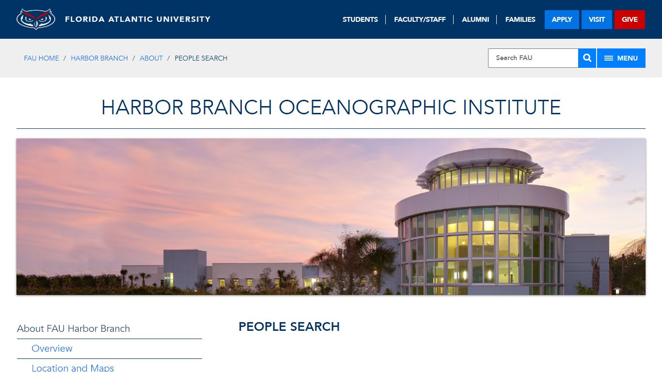 People Search | Florida Atlantic University
